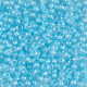 Miyuki seed beads 8/0 - Aqua lined crystal ab 8-278